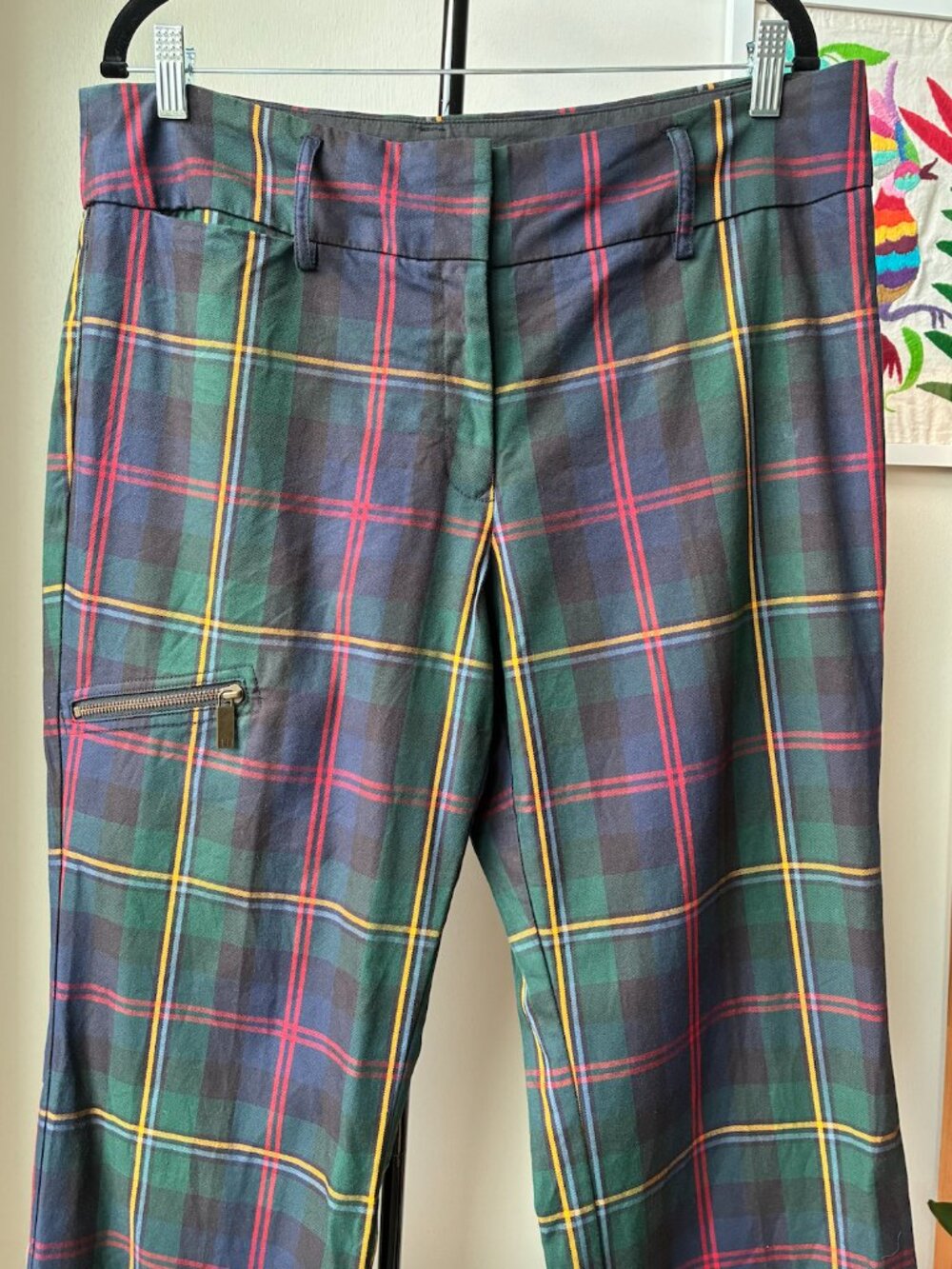 Tommy Hilfiger Vintage 00's Plaid Pants - Size 14 - Picture 3 of 9